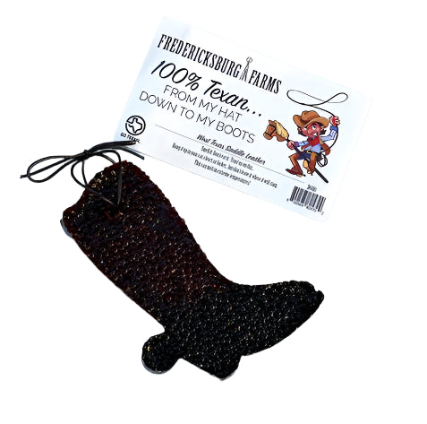 Fredericksburg Farms West Texas Boot Shape Saddle Leather Freshie