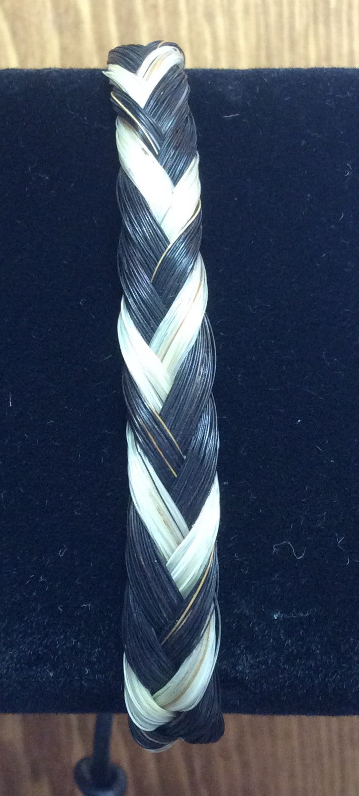 Horse Hair Bracelet Adjustable with 2 Tone Horse Hair Youth