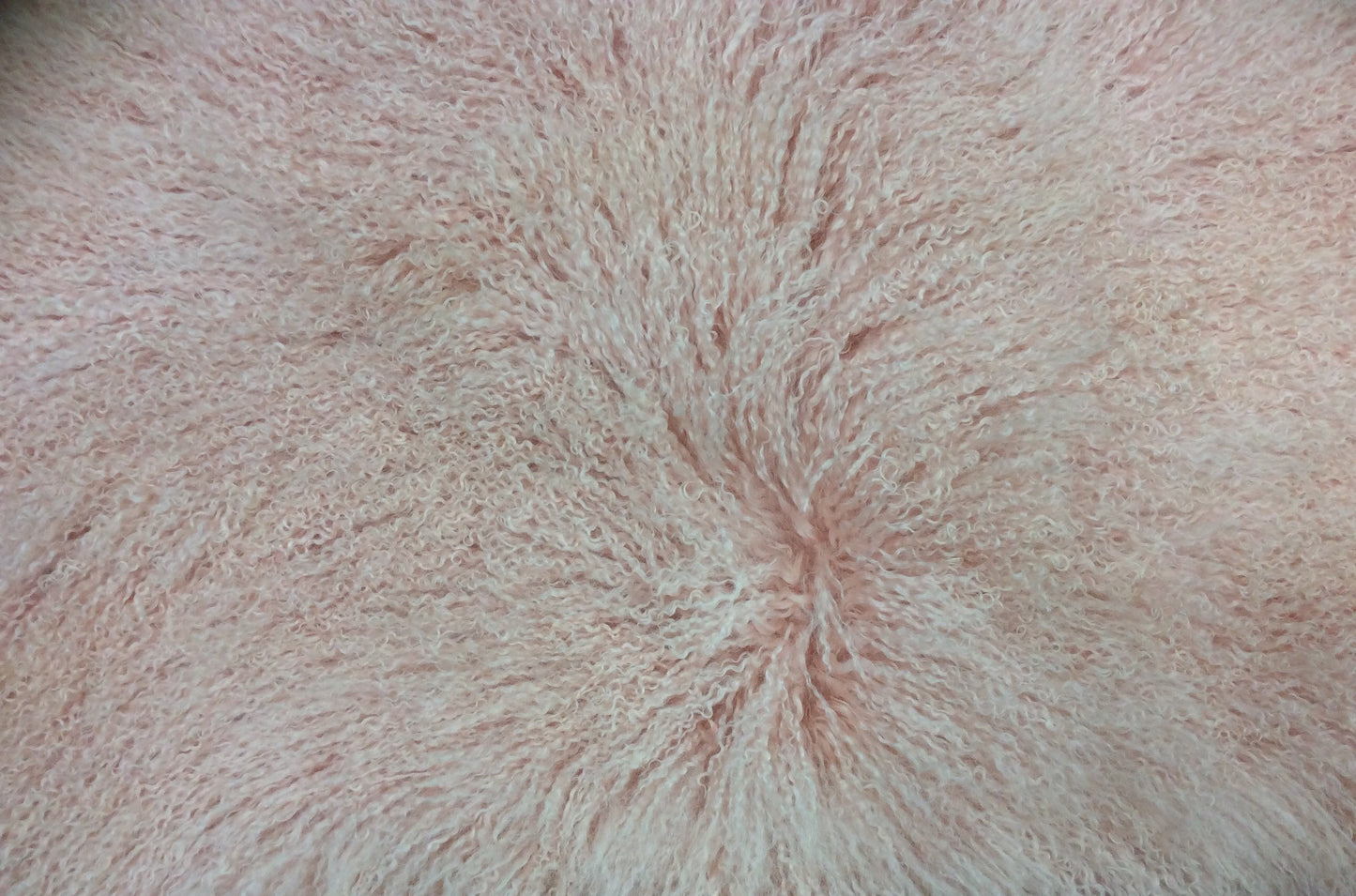 Tibetan Sheep Hide Rug Pink