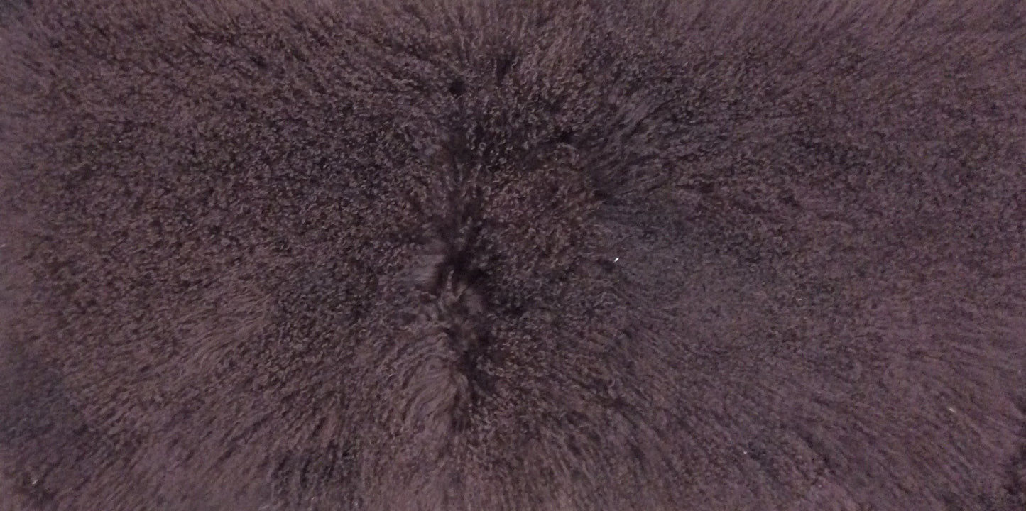Tibetan Sheep Hide Rug Brown
