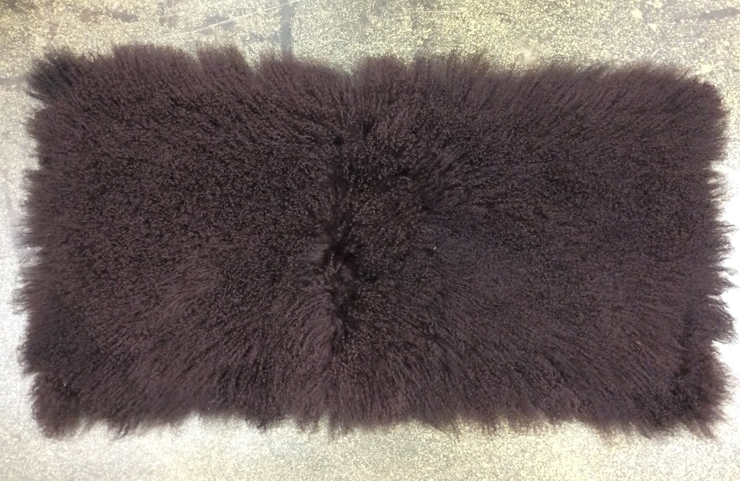 Tibetan Sheep Hide Rug Brown