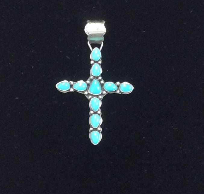 Turquoise Cross Pendent