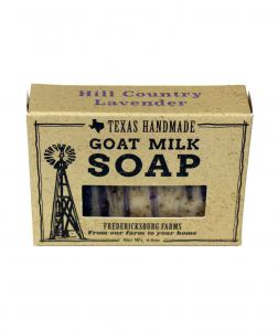 FREDERICKSBURG FARMS HILL COUNTRY LAVENDER GOAT MILK BAR SOAP