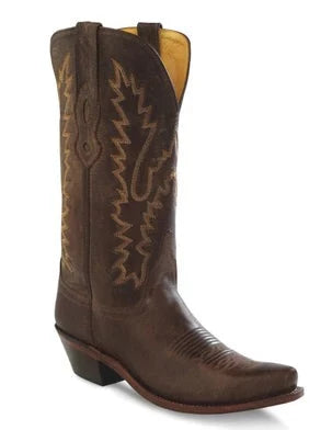OLD WEST LADIES BROWN CANYON SNIP TOE BOOTS