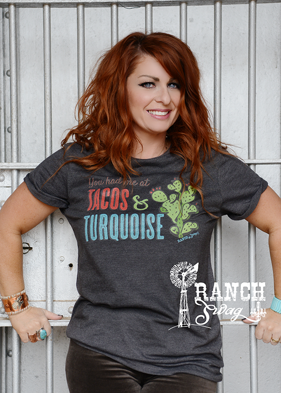 Tacos & Turquoise Tee Shirt