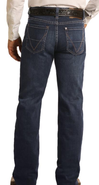 ROCK & ROLL Vintage 46 Relaxed Fit ReFlex Double Barrel Straight Leg Jeans