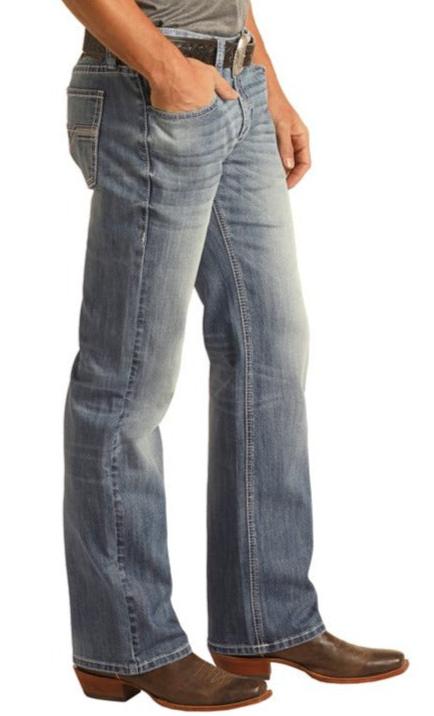 ROCK & ROLL MEN'S PISTOL MEDIUM VINTAGE REGULAR FIT STRAIGHT LEG