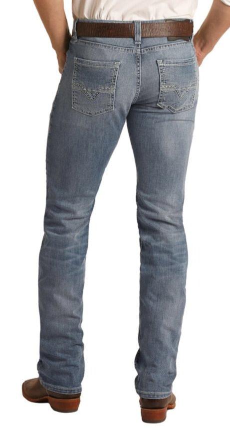 ROCK & ROLL MEN'S REFLEX REVOLVER JEANS VINTAGE LIGHT WASH