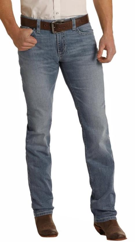 ROCK & ROLL MEN'S REFLEX REVOLVER JEANS VINTAGE LIGHT WASH