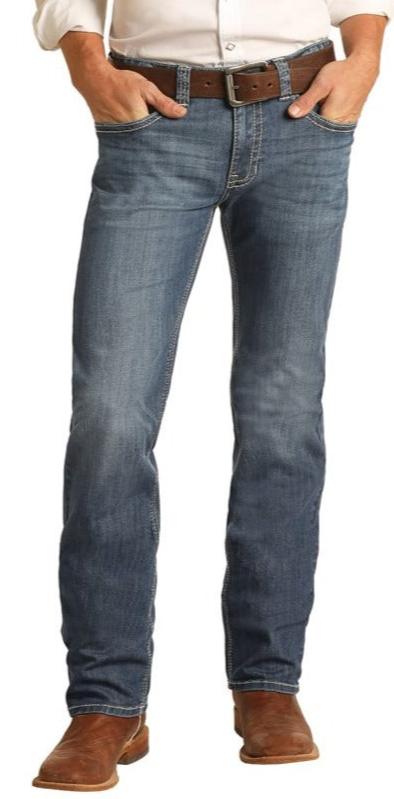 ROCK & ROLL MEN'S REFLEX REVOLVER JEANS VINTAGE WASH