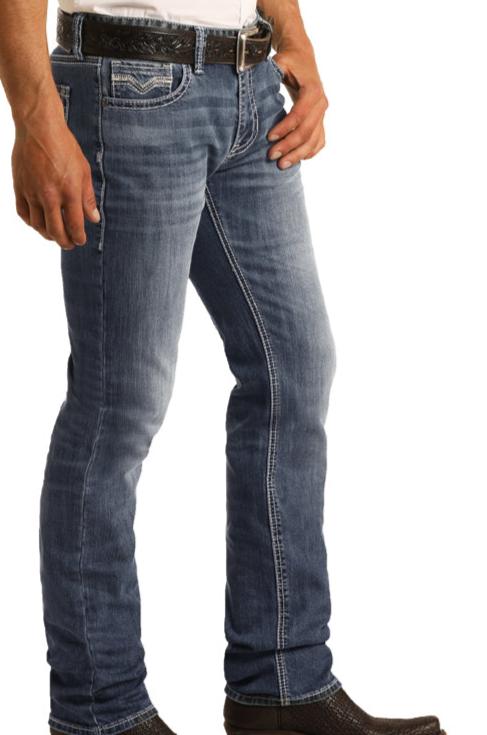 ROCK & ROLL MEN'S REFLEX REVOLVER JEANS