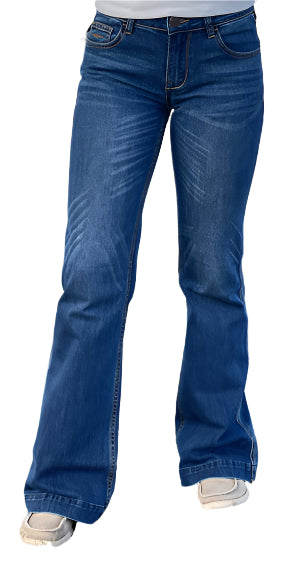 CC Magie Mid Rise Trouser Jean Dark Wash Jean