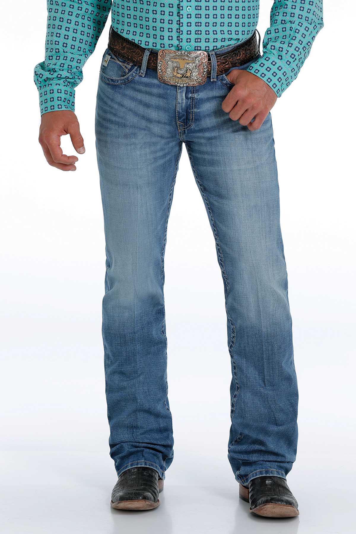 CINCH IAN SLIM BOOT CUT JEANS DARK WASH