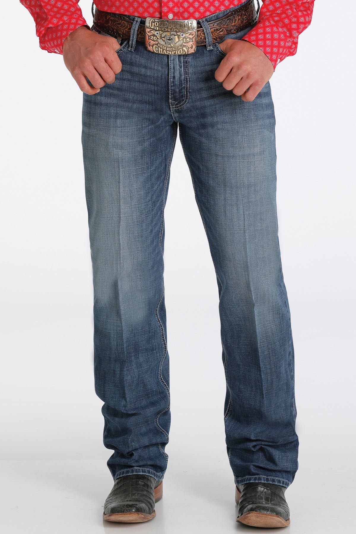 CINCH MEN'S RELAXED FIT GRANT - MEDIUM STONEWASH