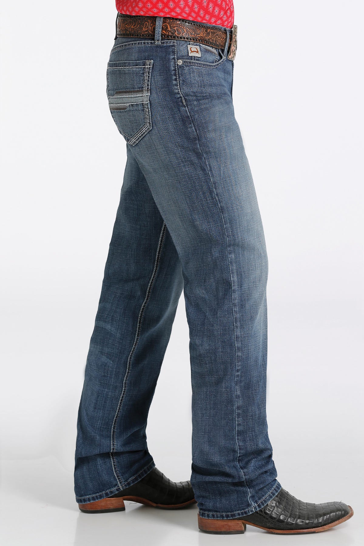 CINCH MEN'S RELAXED FIT GRANT - MEDIUM STONEWASH