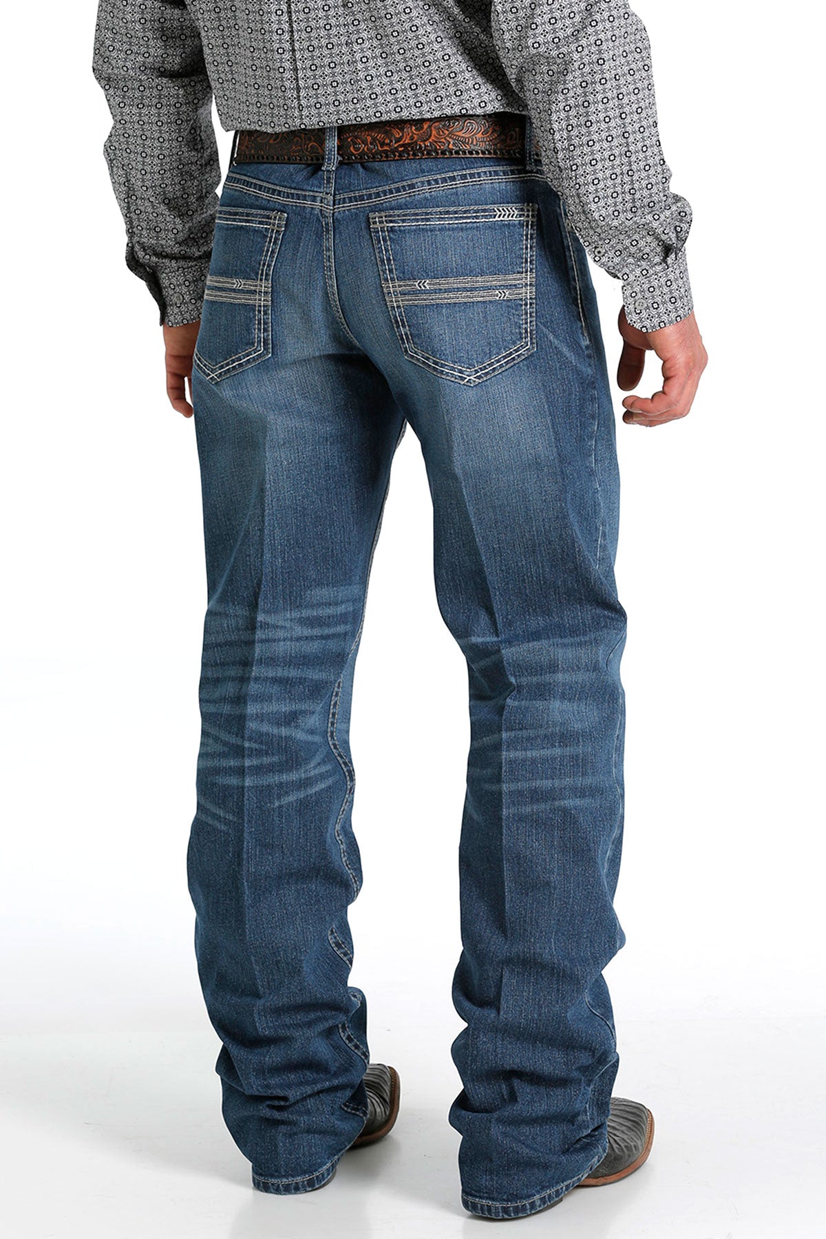 CINCH MEN'S RELAXED FIT GRANT - MEDIUM STONEWASH