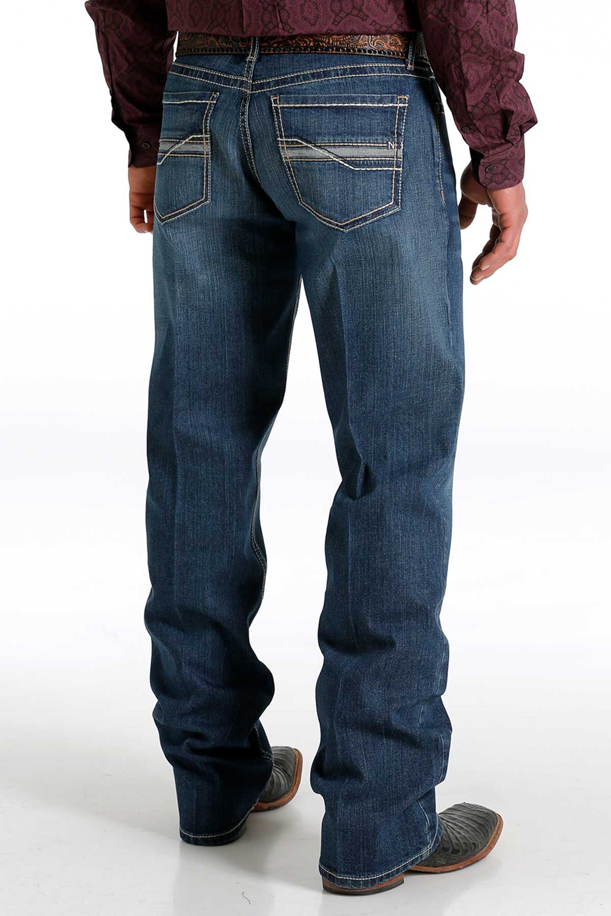 CINCH MEN'S RELAXED FIT GRANT - MEDIUM STONEWASH