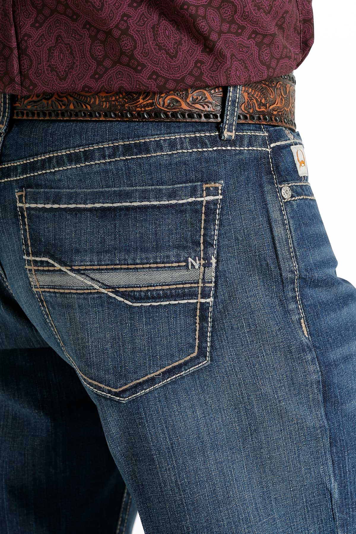 CINCH MEN'S RELAXED FIT GRANT - MEDIUM STONEWASH