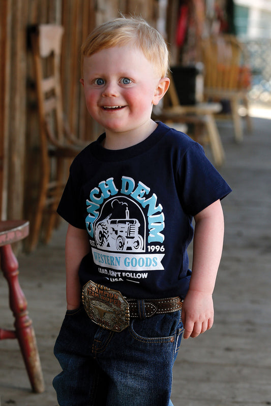 CINCH TODDLER CINCH SOUTHERN GOODS TEE - NAVY