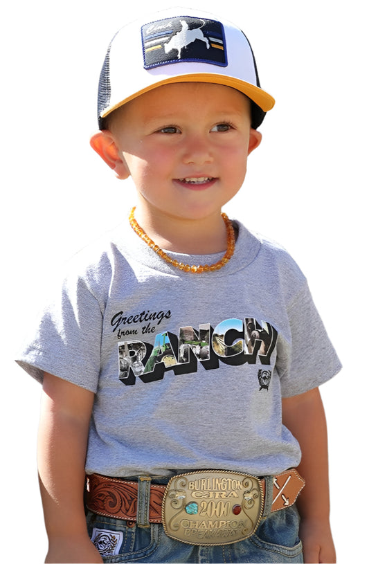 CINCH TODDLER RANCH TEE - HEATHER GREY