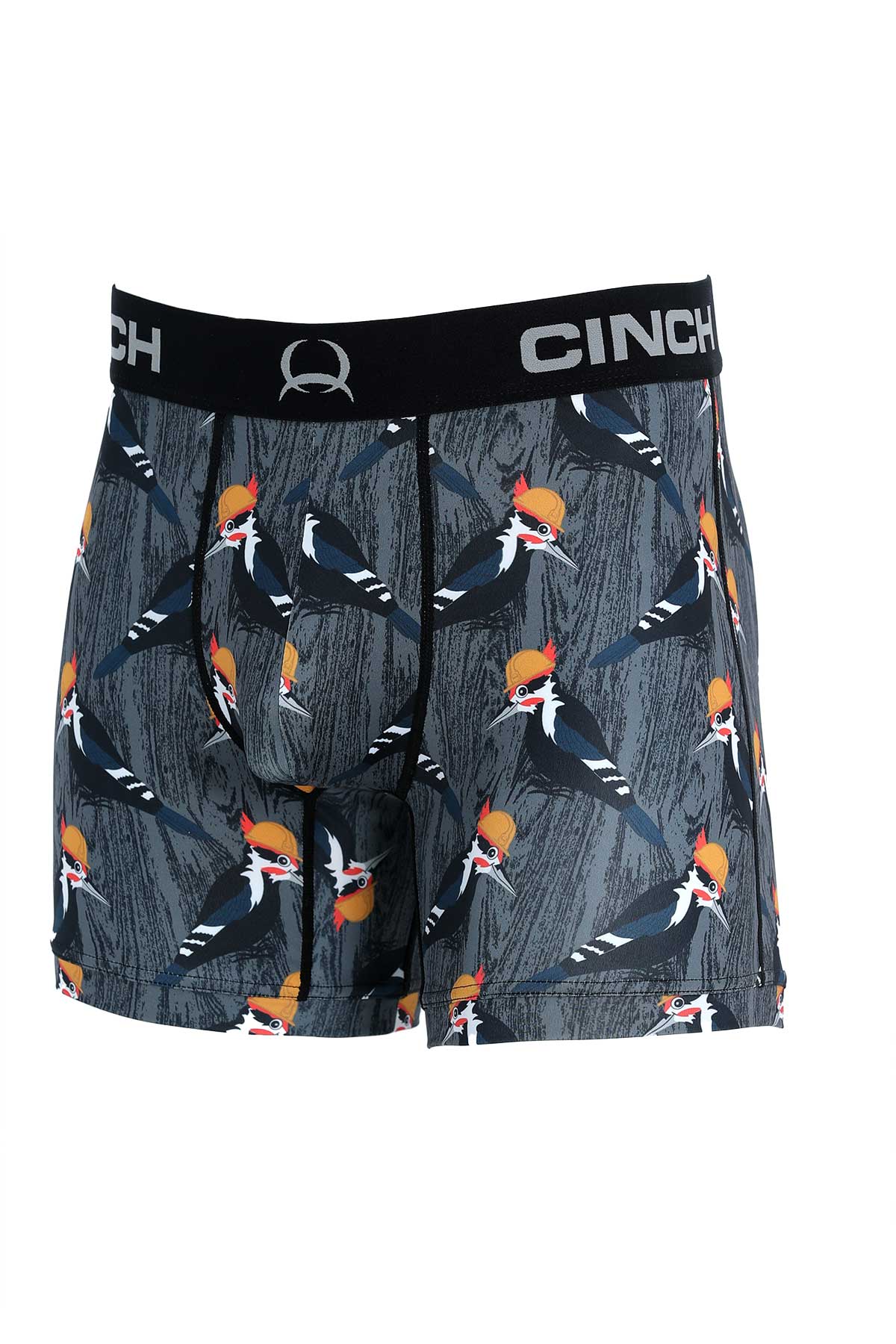 Cinch Mens Boxer Briefs 6" WOODPECKER
