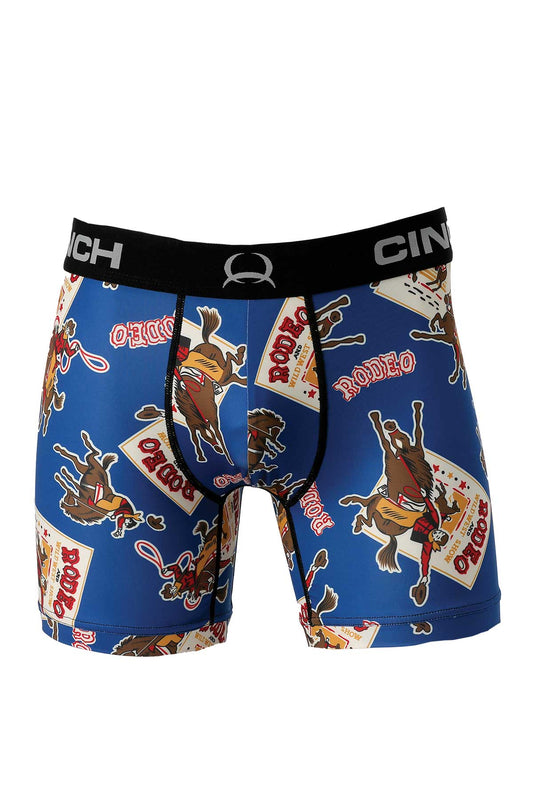 MEN'S RODEO PRINT 6" BOXER BRIEF