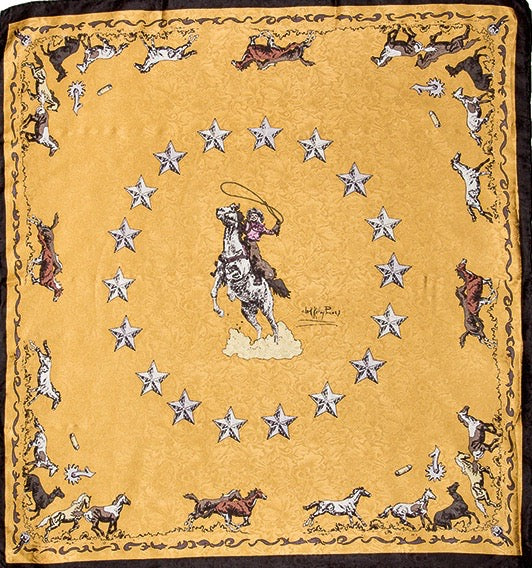 Mustang Tan Limited Edition Silk Scarf