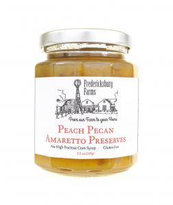 FREDERICKSBURG FARMS PEACH PECAN AMARETTO PRESERVES
