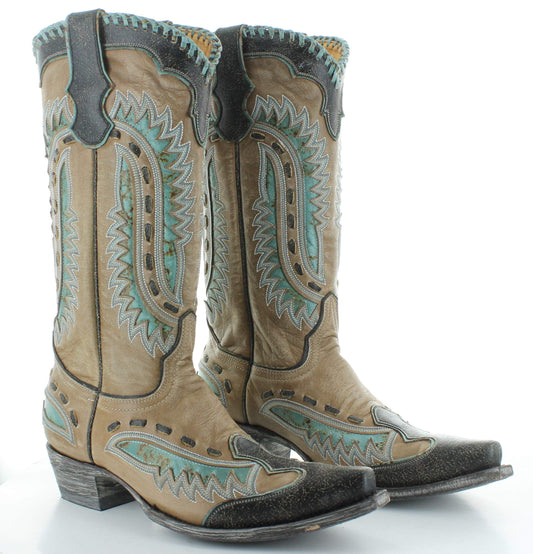 OLD GRINGO "QUIROGA" BOOTS in BONE