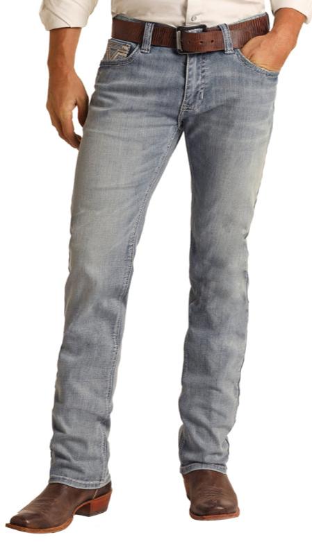 ROCK & ROLL MEN'S REVOLVER STRAIGHT LIGHT VINTAGE JEAN