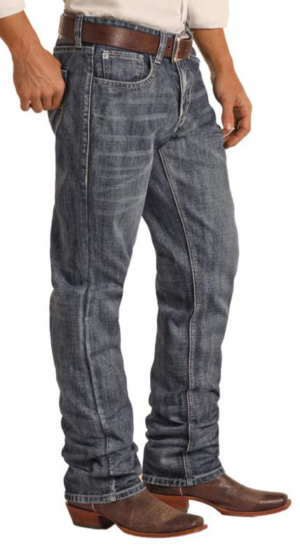 ROCK & ROLL DOUBLE BARREL STACKABLE BOOT CUT JEAN