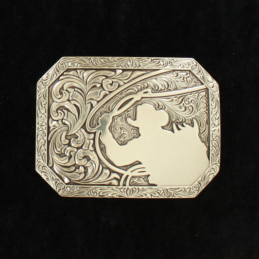 RECTANGLE STAMPED EDGE COWBOY ROPING LASRP