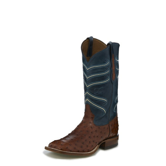 TONY LAMA "AMELL" FULL QUILL OSTRICH MEN'S BOOTS