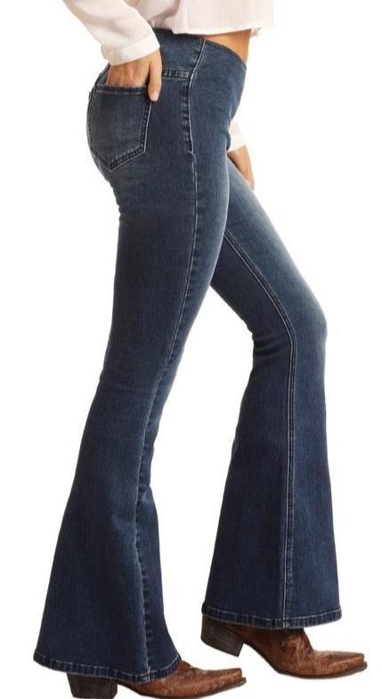 Rock & Roll Ladies Bargain Bell Pull on Jeans