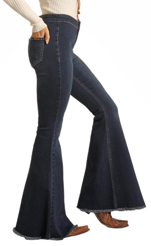 Rock & Roll Women's Denim High Rise Bell Bottoms
