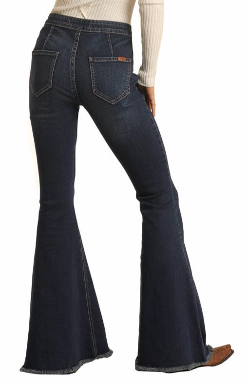 Rock & Roll Women's Denim High Rise Bell Bottoms