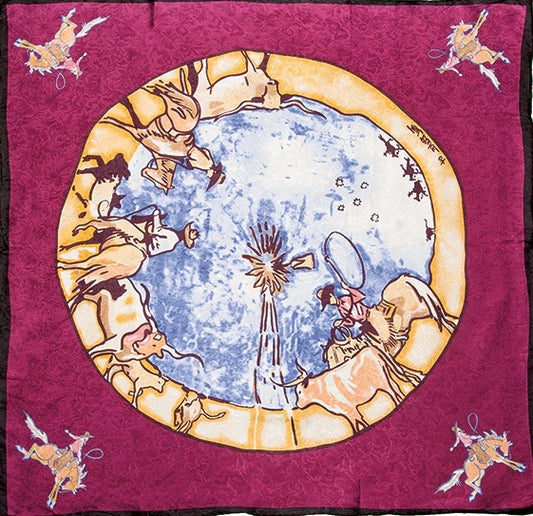 Windmill Raspberry Limited Edition Silk Scarf