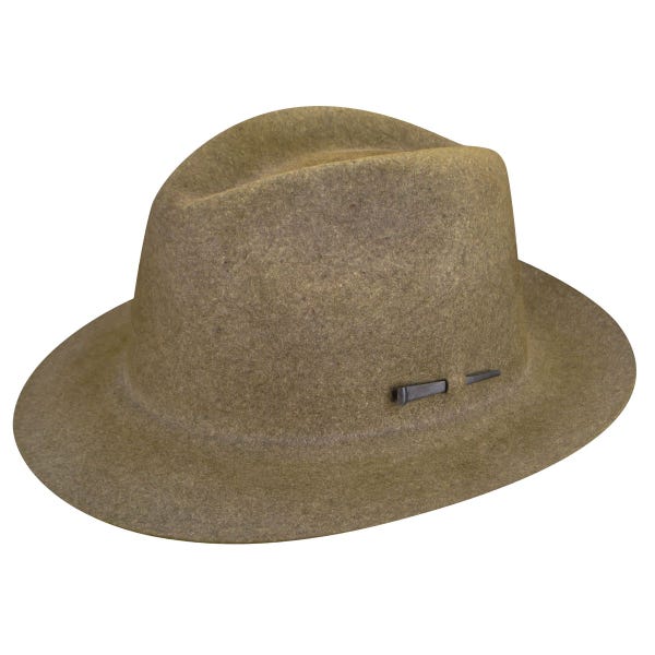Bailey Atmore Fedora in Brown Mix