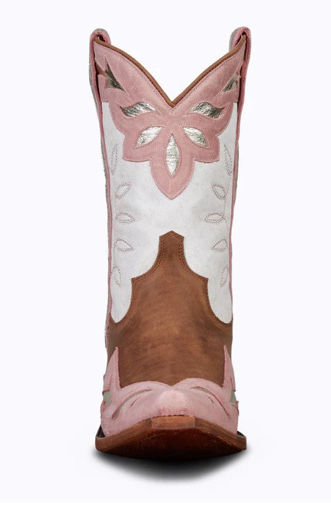 JUNK GYPSY by LANE "DIME STORE COWGIRL" SHORTIE BOOTS in BLUSH