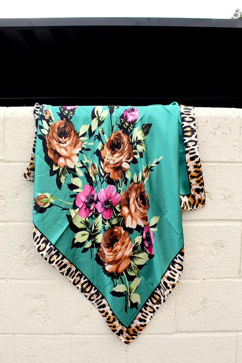 Fiesty Floral Wild Rag