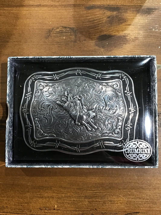 NOCONA CRUMRINE VINTAGE BULL RIDER BUCKLE