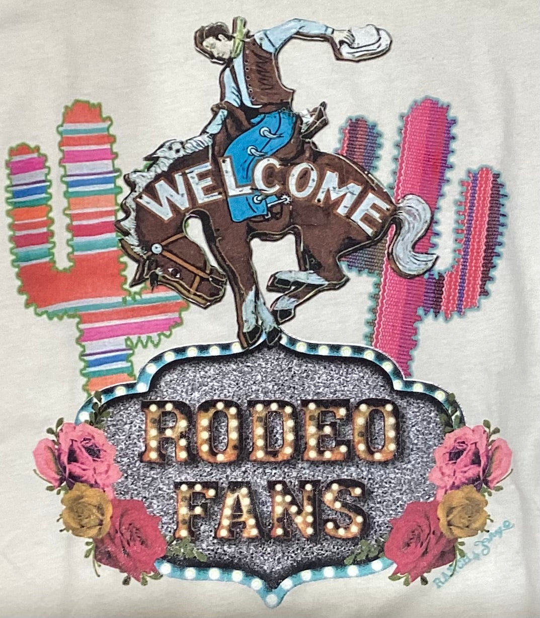 WELCOME RODEO FANS TEE SHIRT