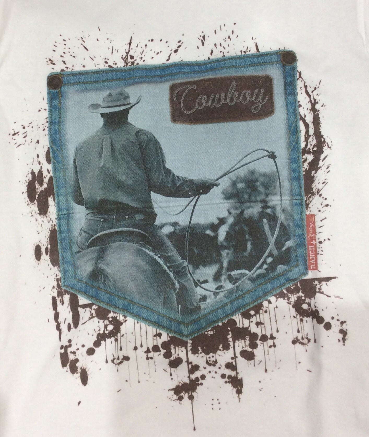 Cowboy Pocket Tee Shirt