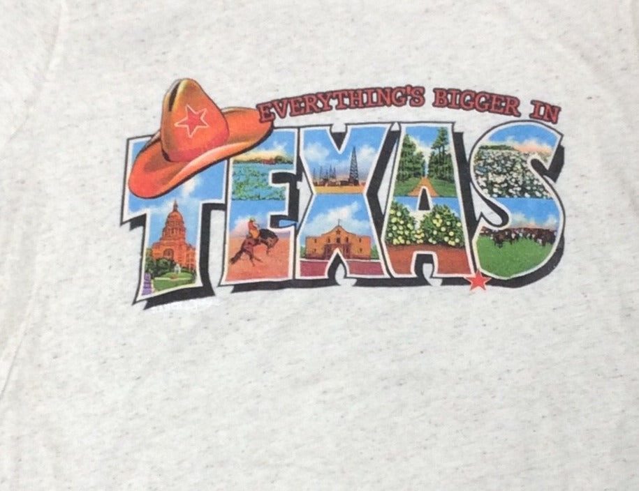 Everything's Bigger in Texas Tee Shirt - OATMEAL