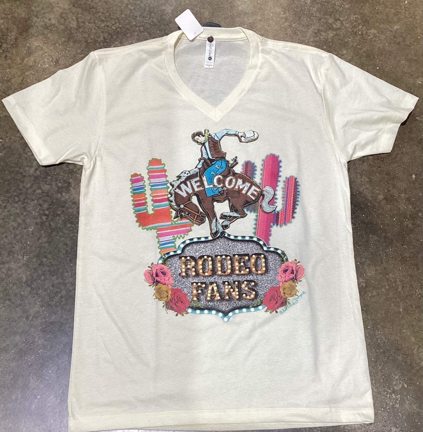 WELCOME RODEO FANS TEE SHIRT