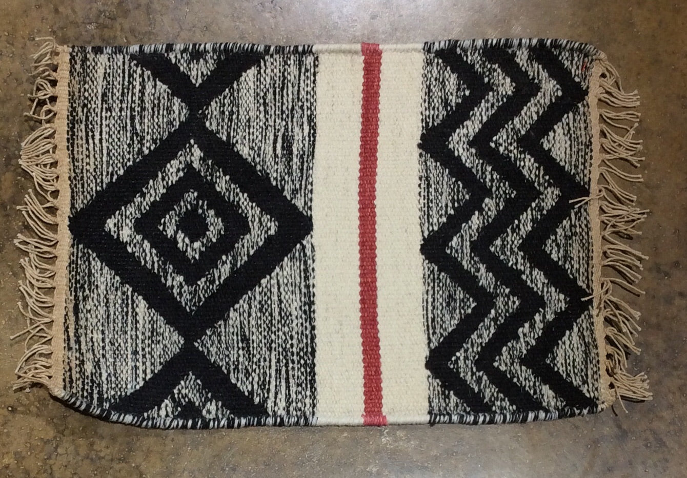 Wool Placemat with Black