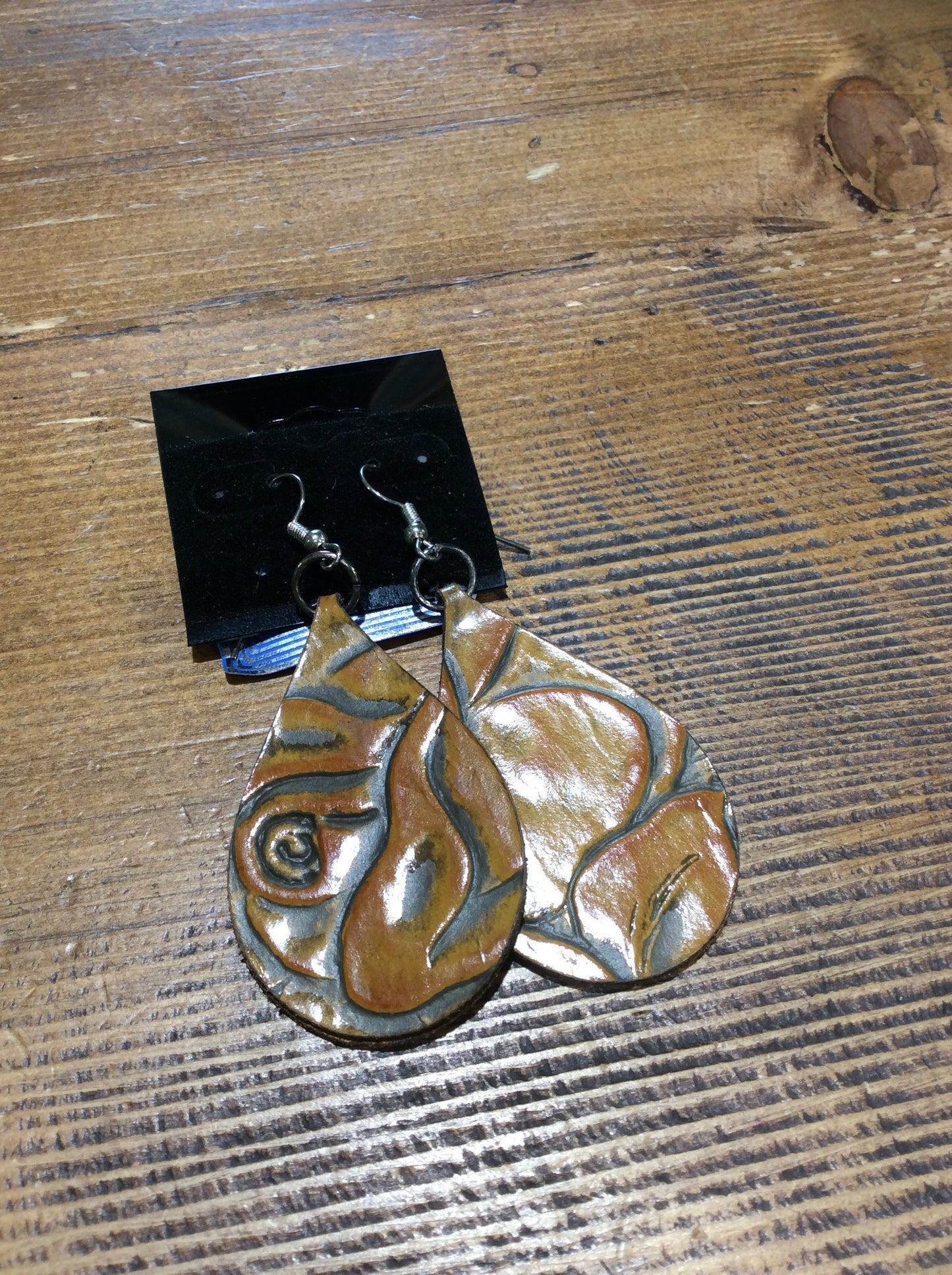 2" Assorted Leather Earrings