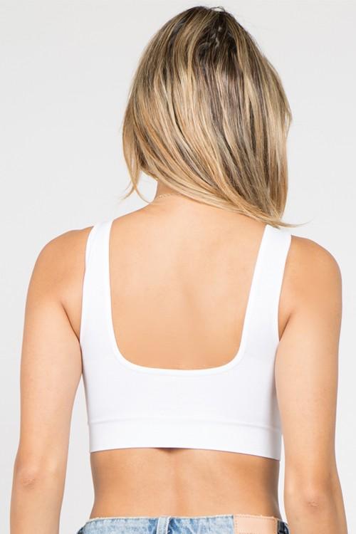 Pull-On Seamless Bra in Nude