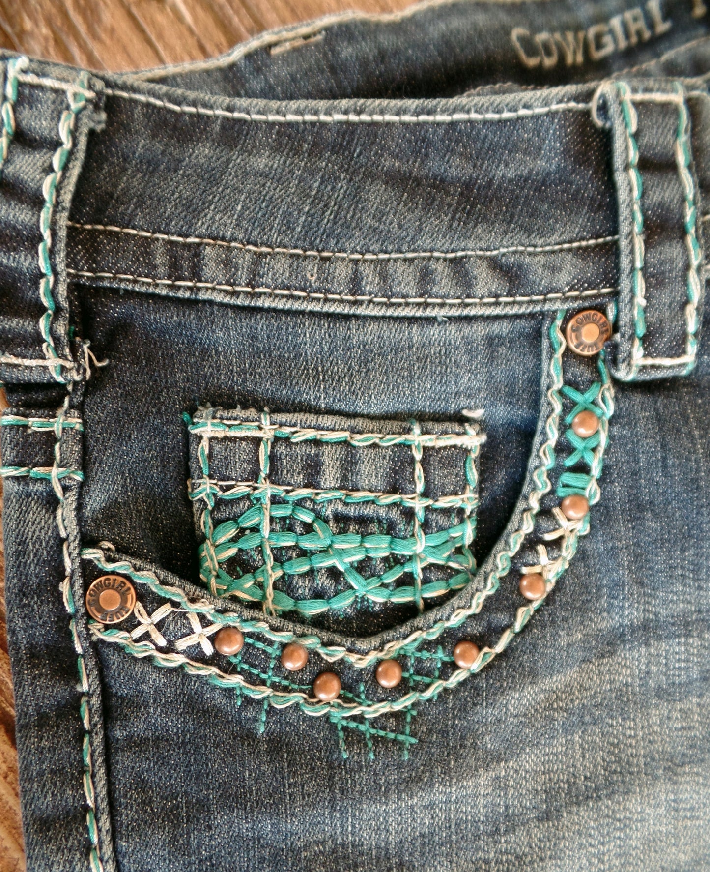 Cowgirl Tuff "Lasso" Boot Cut Jeans