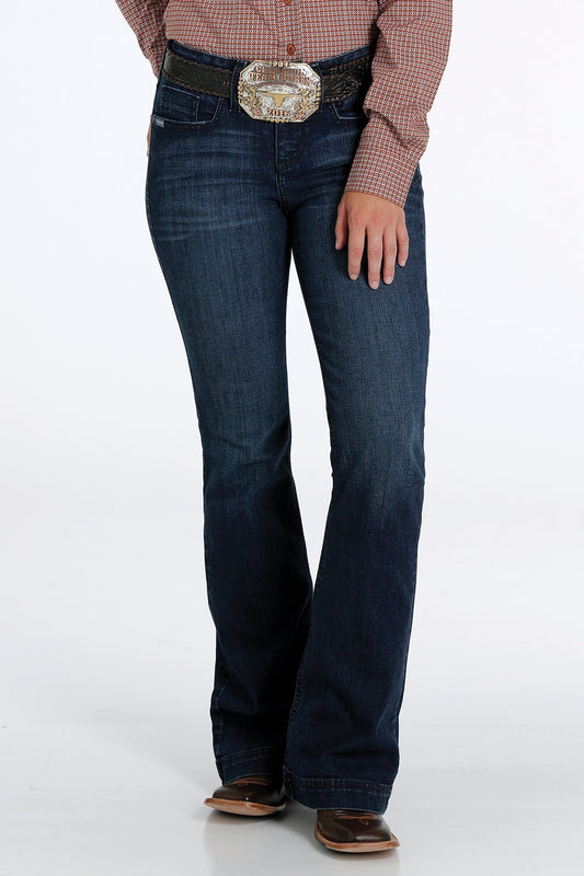 Cinch WOMEN'S SLIM FIT 5-POCKET LYNDEN JEAN - MOONLIGHT WASH